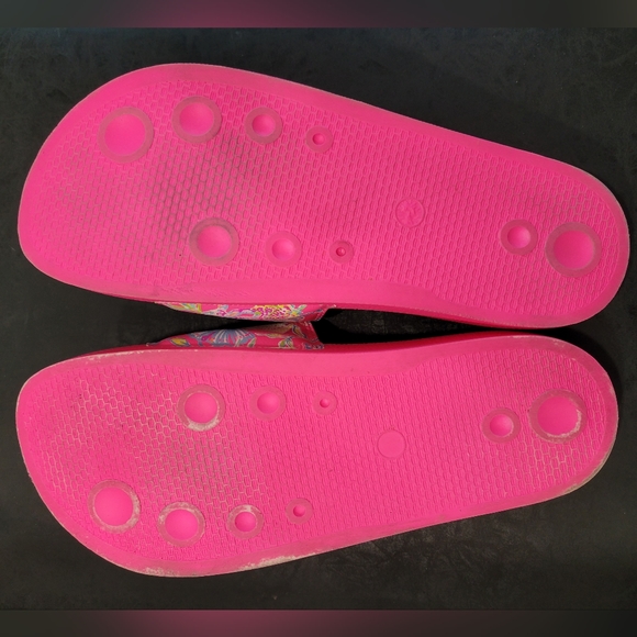 Lilly Pulitzer Cabana slide pink isle shell me something good 10M - Picture 8 of 8